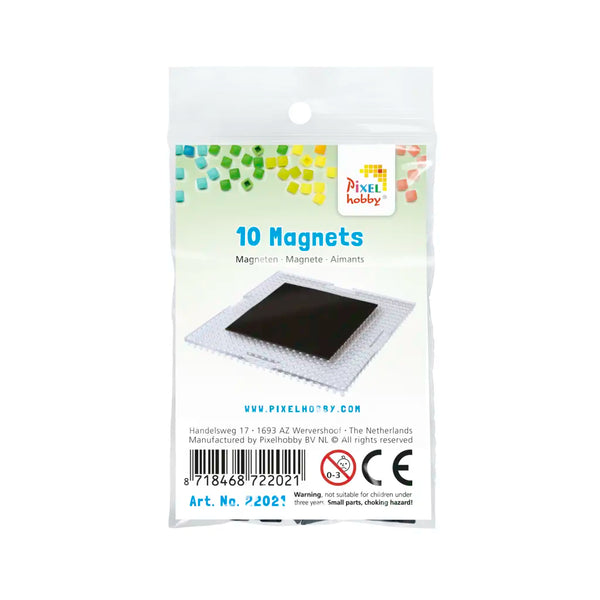 Magneetjes 4x4 cm - Set van 10 stuks | Pixel Hobby