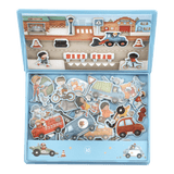 Magnetic Playboard Jim's Voertuigen | Little Dutch
