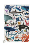 Puzzel In Blik Oceaan dieren 150 stukjes | Crocodile Creek