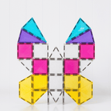 Glitter Unicorn 56 delig | Connetix Tiles