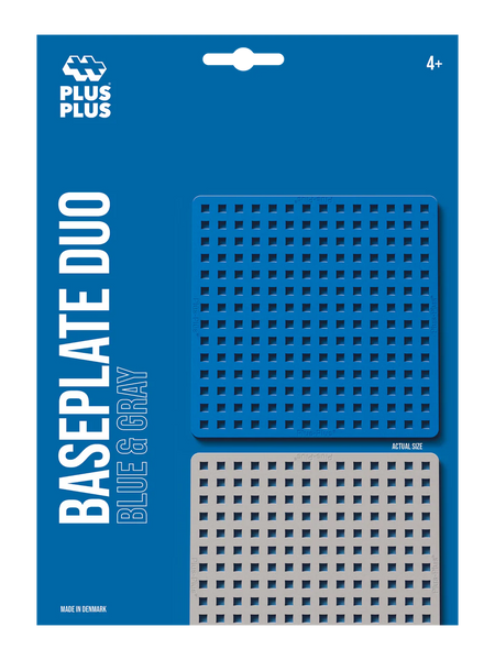 Basisplaat Blauw Grijs | Plus Plus