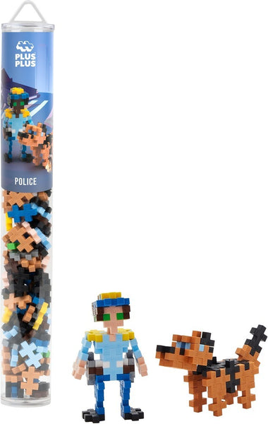Politie Tube 100 Stuks | Plus Plus