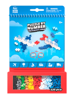 Activity Pad Puzzel Op Nummer Transport | Plus Plus