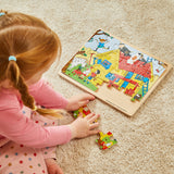 Houten Puzzel Pippi Langkous 24 stukjes | Barbo Toys