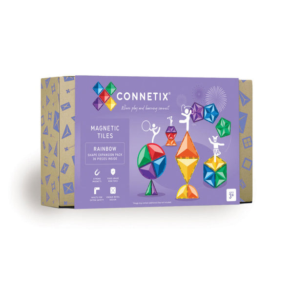 connetix tiles rainbow shape expension
