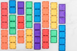 Rectangle Rainbow - Rechthoek set 18 stuks | Connetix Tiles