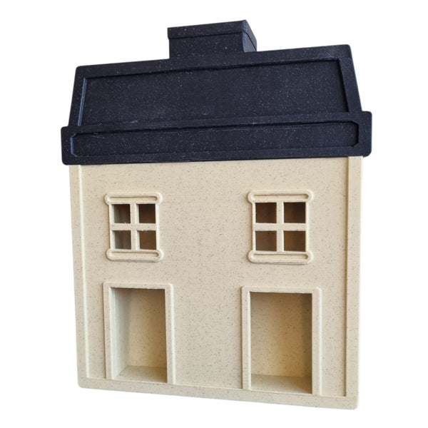 huis met schoorsteen
