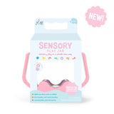 sensory play jar roze