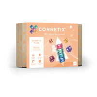 Square pack pastel connetix tiles