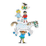 Stapel Puzzels Pippi Langkous  | Barbo Toys