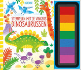 Stempelen met je vingers Dinosaurussen