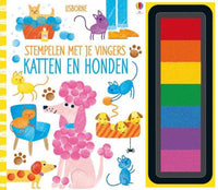 Stempelen met je vingers Katten en honden