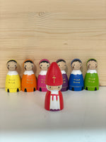 Roetveeg Piet Okergeel Handgeschilderd