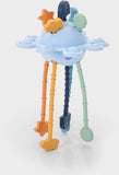 Silisoft Zip Pull Toy UFO Rainbow | Tickit