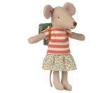 Tricycle Mouse Big Sister Green | Maileg