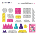 Glitter Unicorn 56 delig | Connetix Tiles