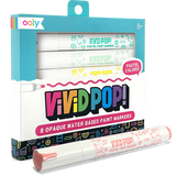 Vivid Pop Acryl Markers Water Based Paint Markers Pastel 8 Stuks | Ooly