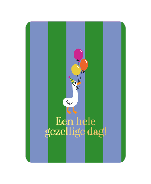 kaart een hele gezellige dag