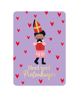 Kaart Pieten Kusjes (paars)