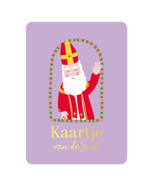 Kaart Kaartje van de Sint