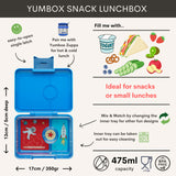 Yumbox Snack 3-vakken | Surf Blue Rocket