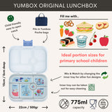 Yumbox Original 6-vakken | Hazy Gray Paris