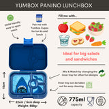 Yumbox Panino 4-vakken | Monte Carlo Blue Shark