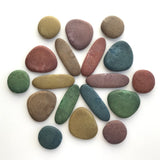 gekleurde stenen