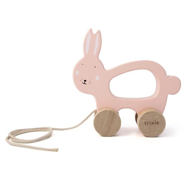 Wooden Pull Toy Rabbit | Trixie