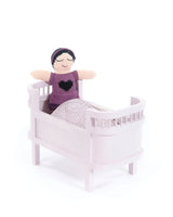 Roasaline doll bed miniature