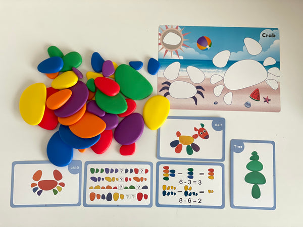 Rainbow Pebbles With Mission Cards