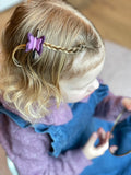 Hair clip Butterfly purple