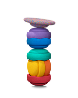 stapelstein regenboog met balansbord